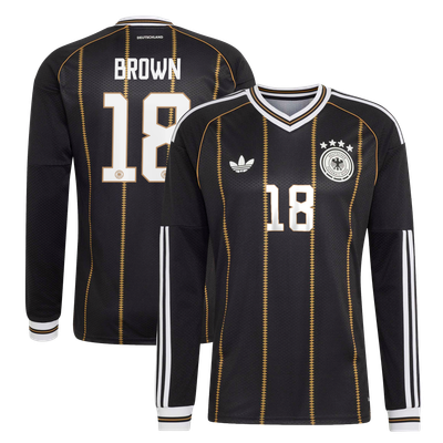 Germany National Team adidas Third Shirt 2026 - Long Sleeve with Brown 18 printing