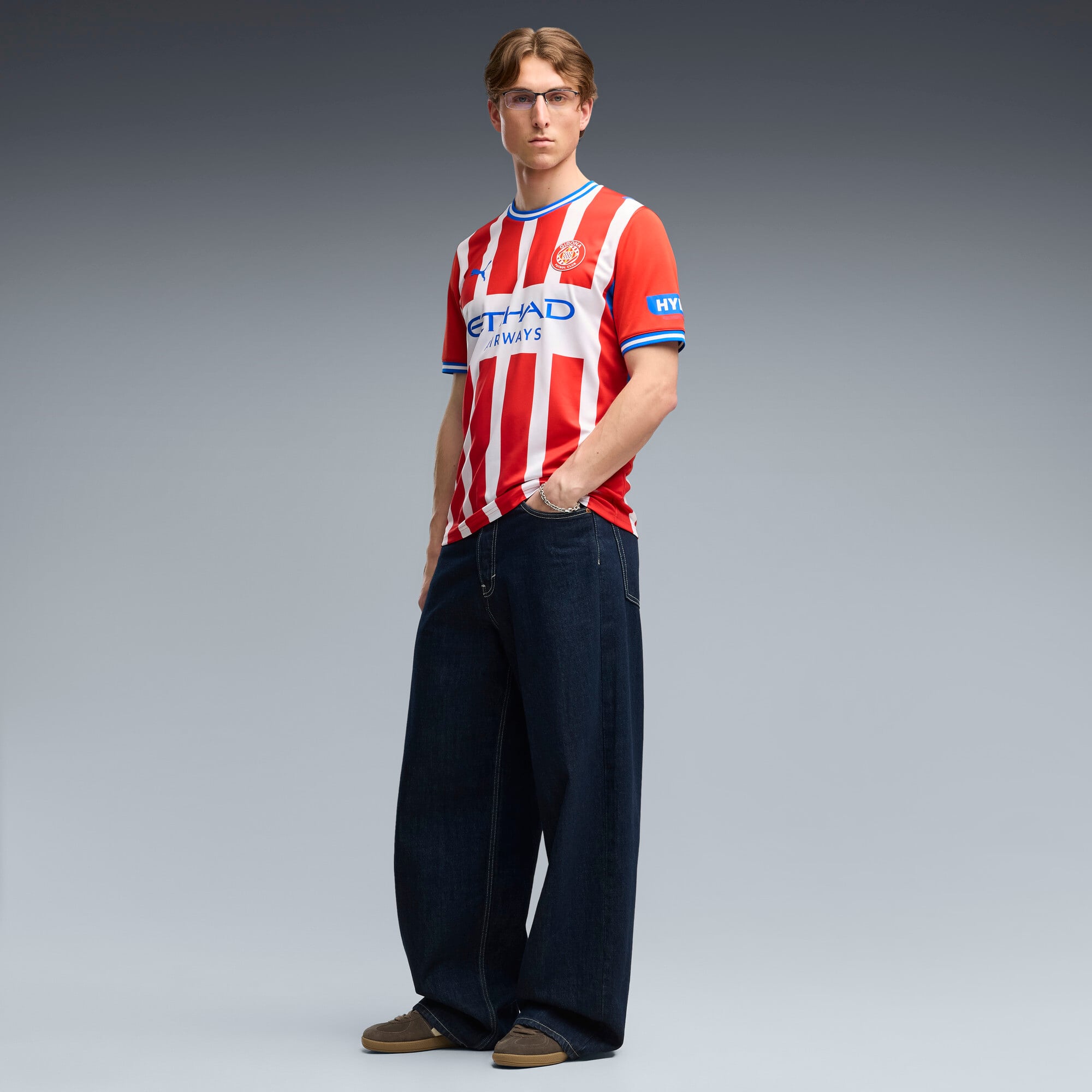 Men's Puma Red Girona FC 2026/27 Home Replica Jersey