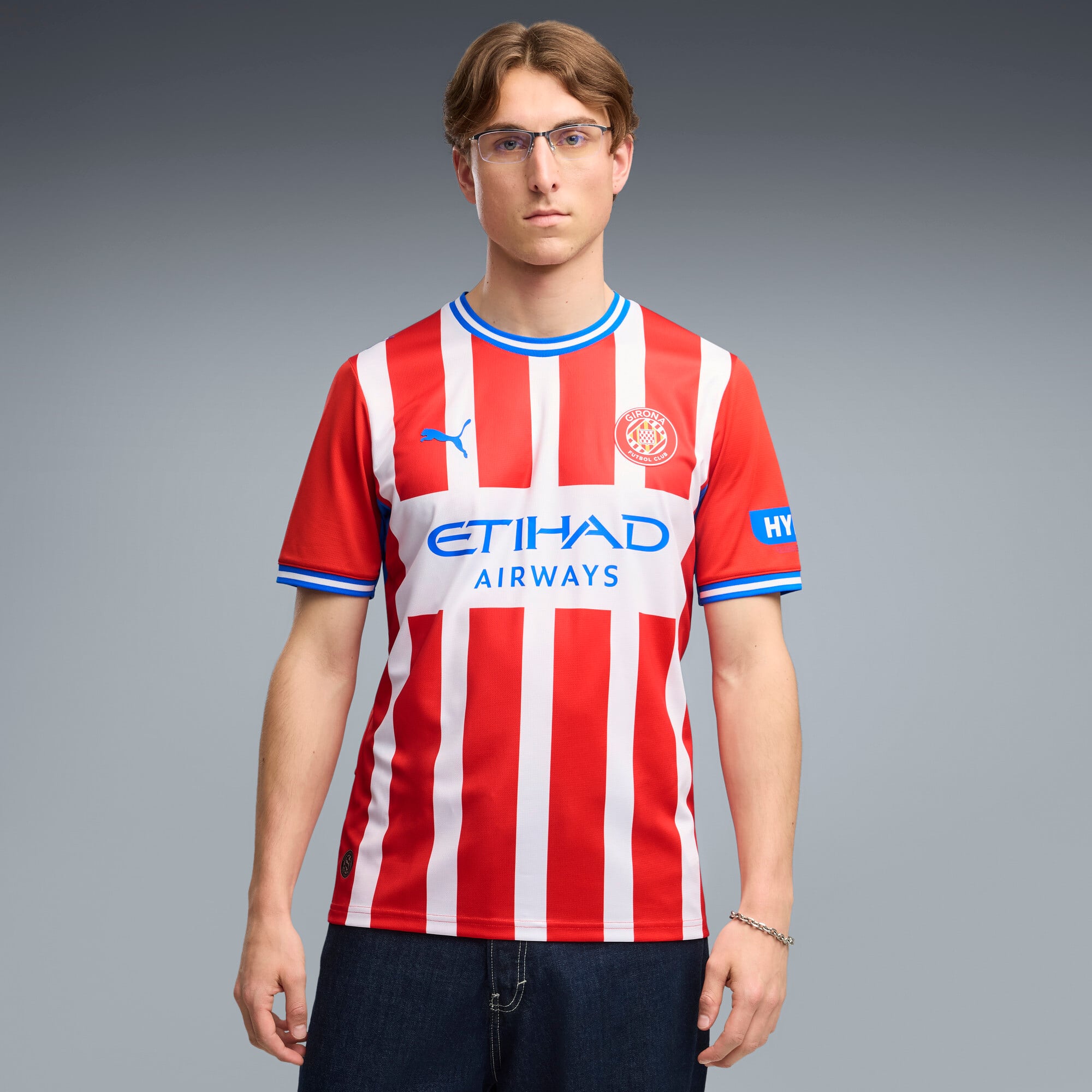 Men's Puma Red Girona FC 2026/27 Home Replica Jersey