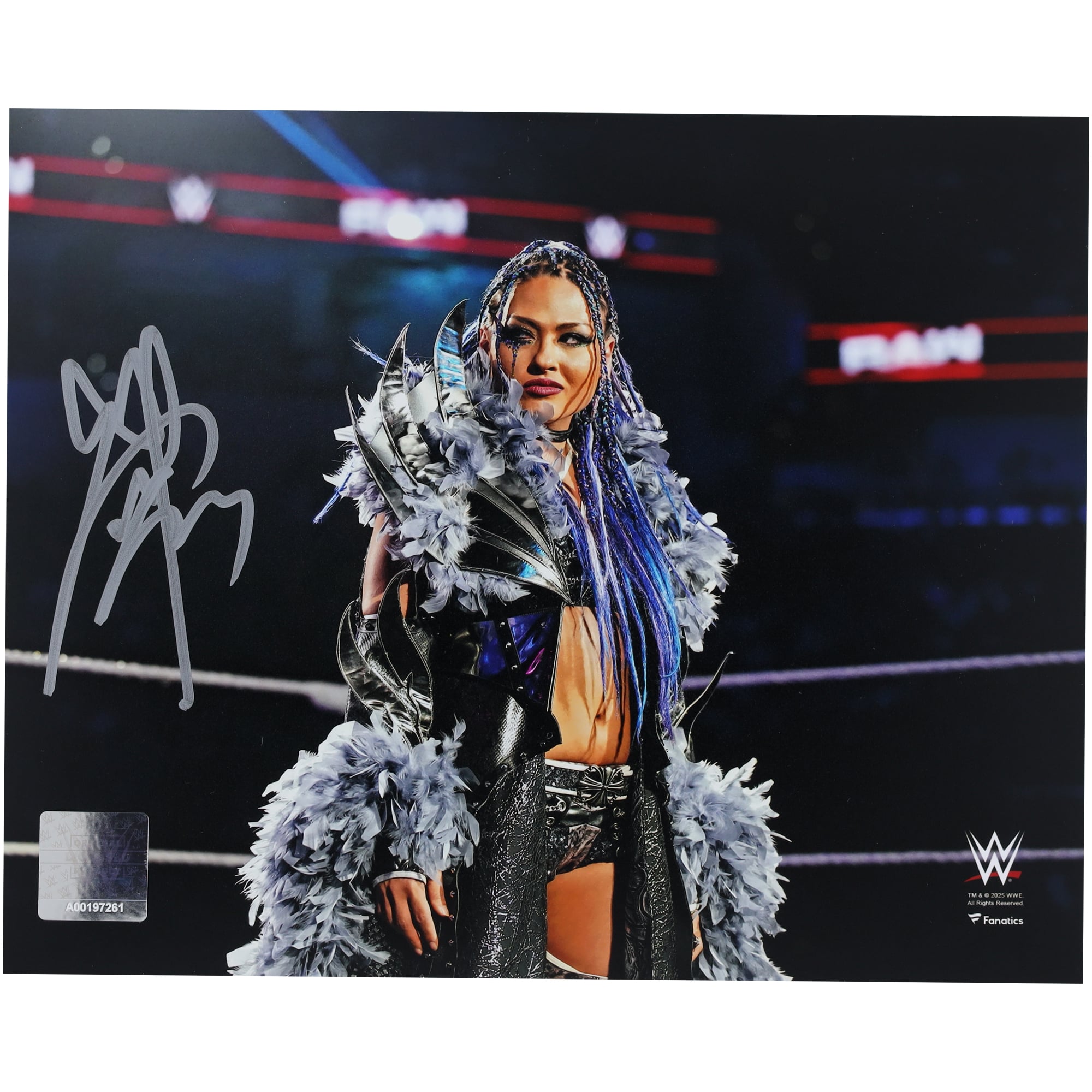 Giulia WWE Autographed 8