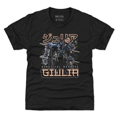 Giulia 500 Level Youth Futuristic T-Shirt - Heather Black