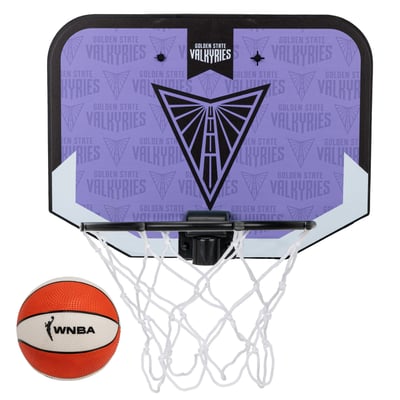 Golden State Valkyries Franklin Sports Mini Over-the-Door Basketball Hoop Set