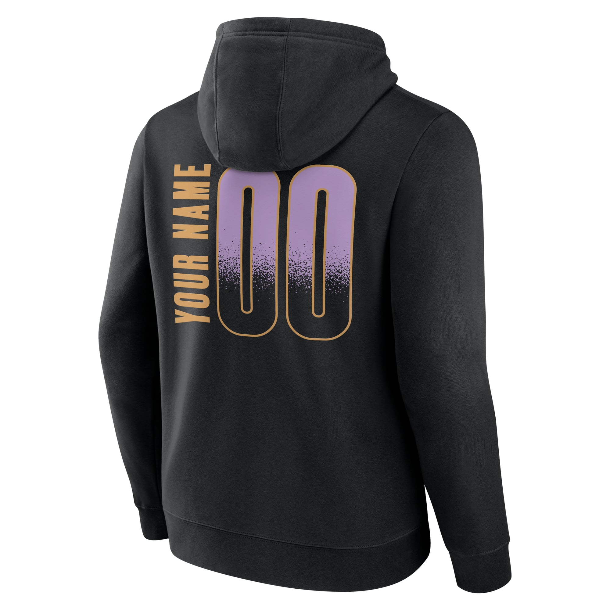 Sweat à capuche personnalisé avec nom et numéro Golden State Valkyries Home Court Pop, noir éclipse, pour homme