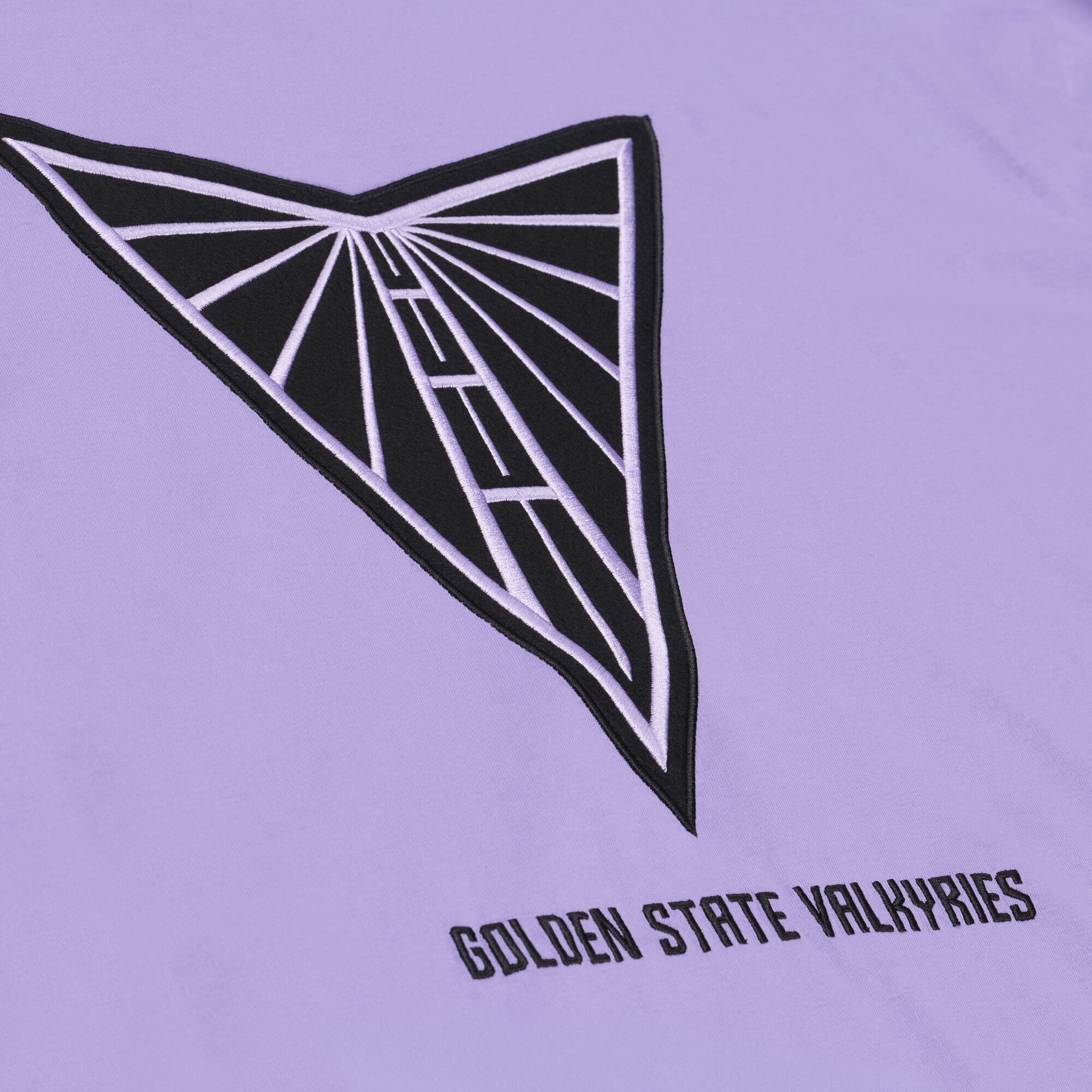 Men's Mitchell & Ness Purple Golden State Valkyries Logo Boxy T-Shirt