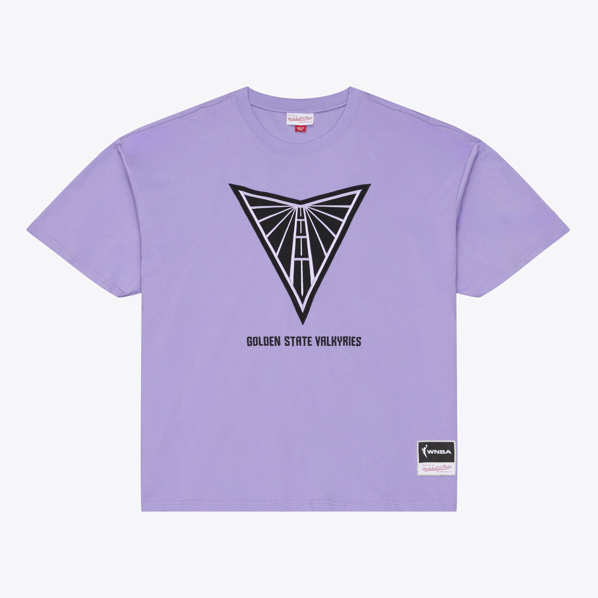 Men's Mitchell & Ness Purple Golden State Valkyries Logo Boxy T-Shirt