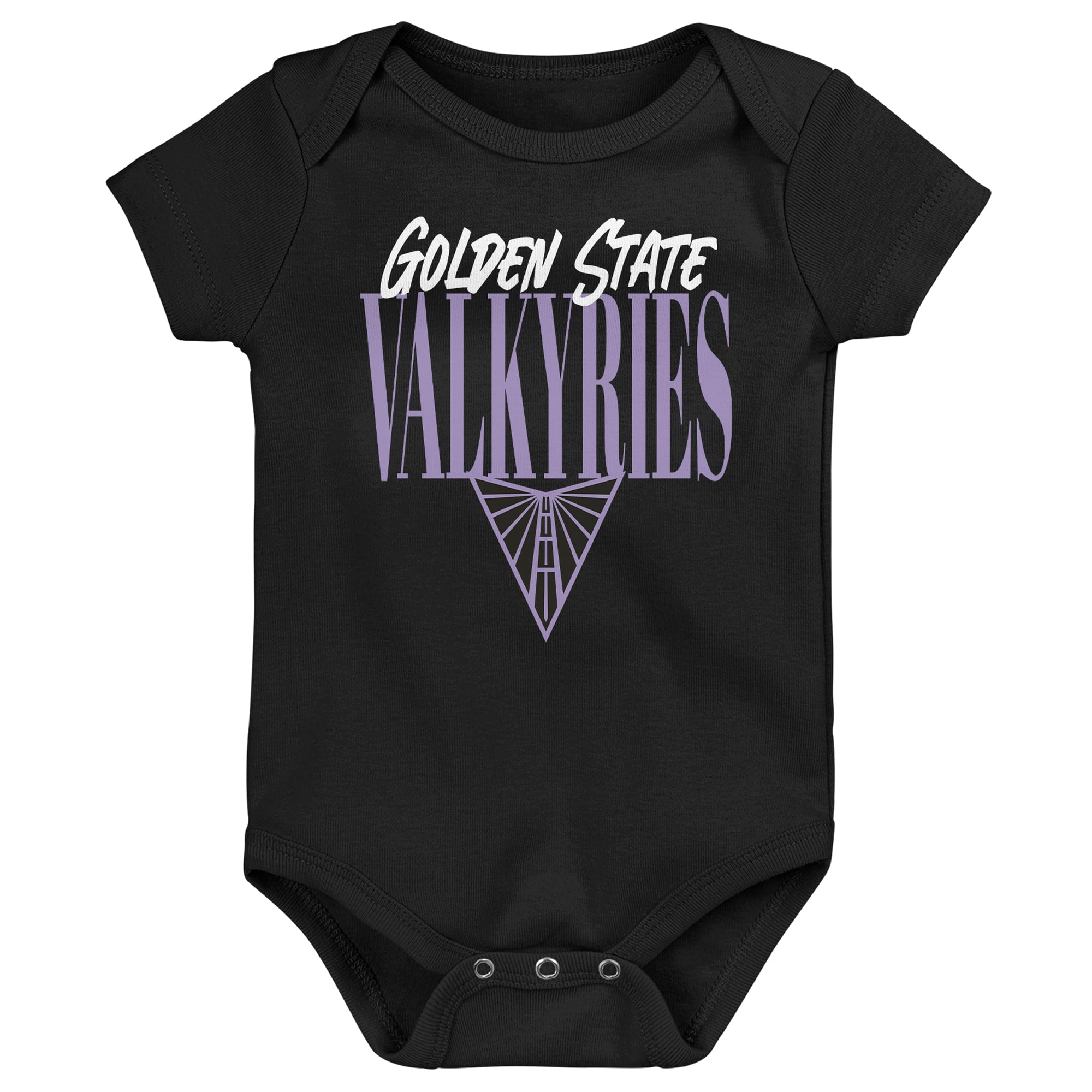 Newborn Outerstuff  Black Golden State Valkyries Point Creeper