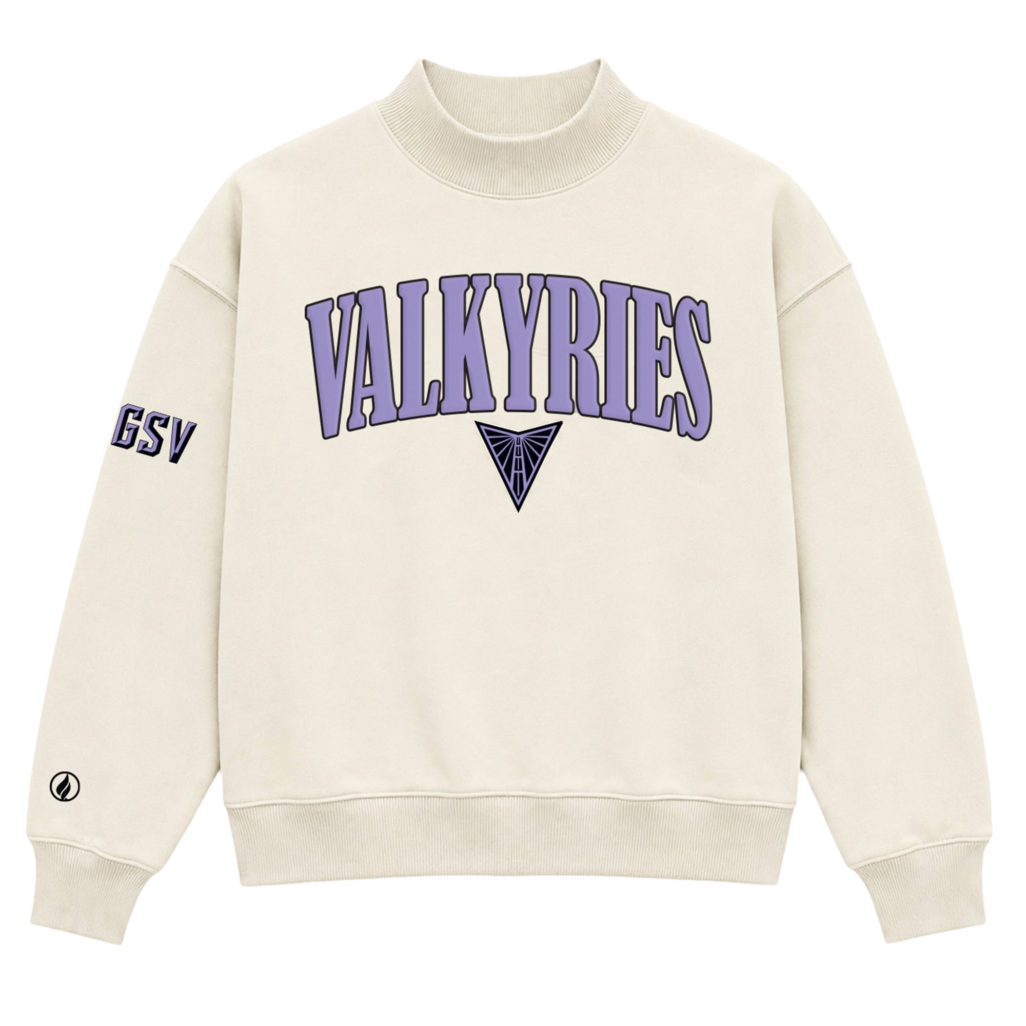 Sweat-shirt unisexe FISLL violet Golden State Valkyries à col montant