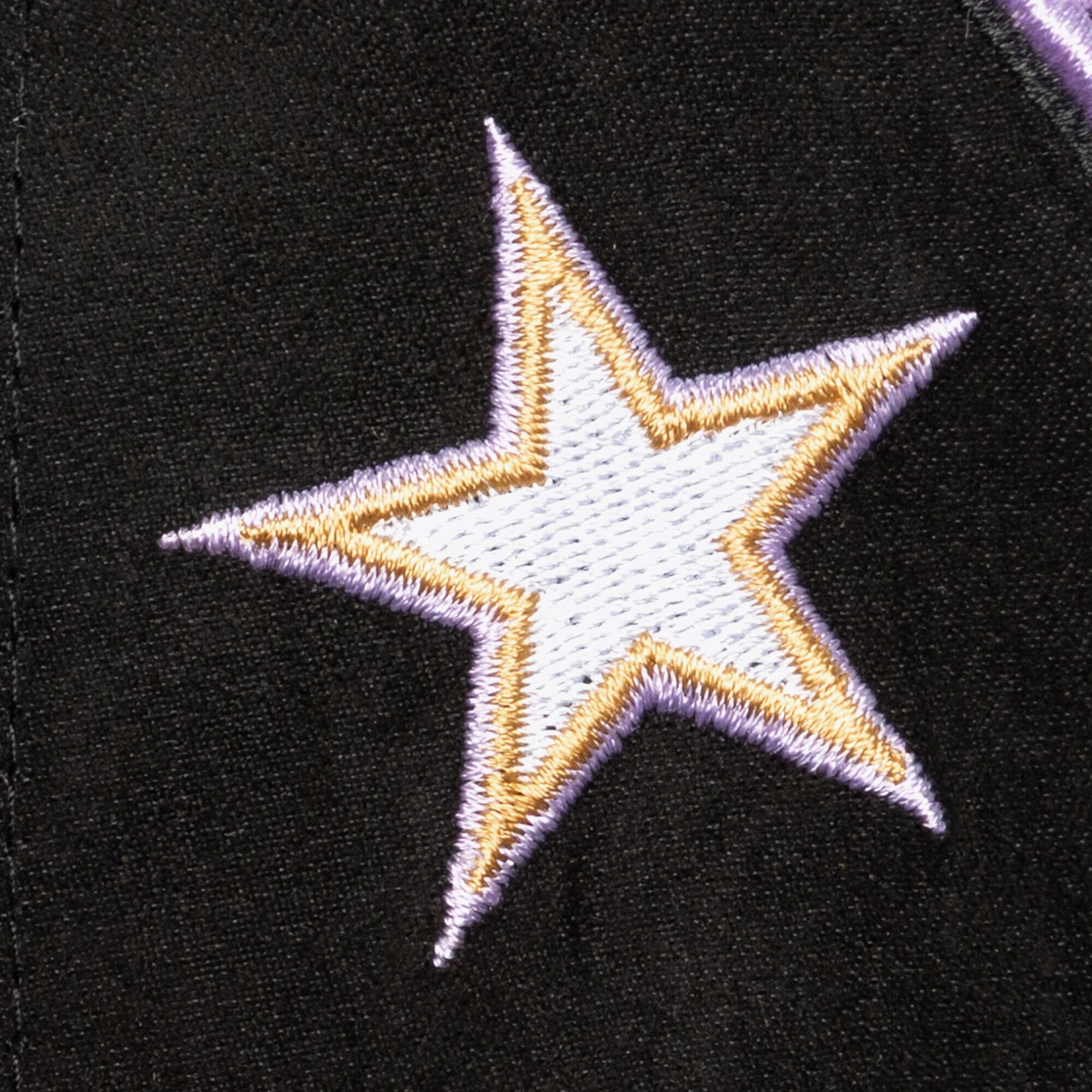 Casquette unisexe Mitchell & Ness Golden State Valkyries Star Splash Pro noire, ajustable