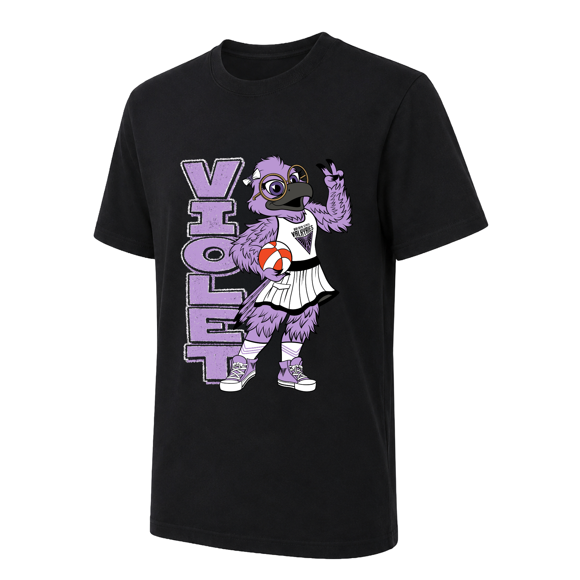 Unisex Oaklandish Black Golden State Valkyries Icon Mascot T-Shirt