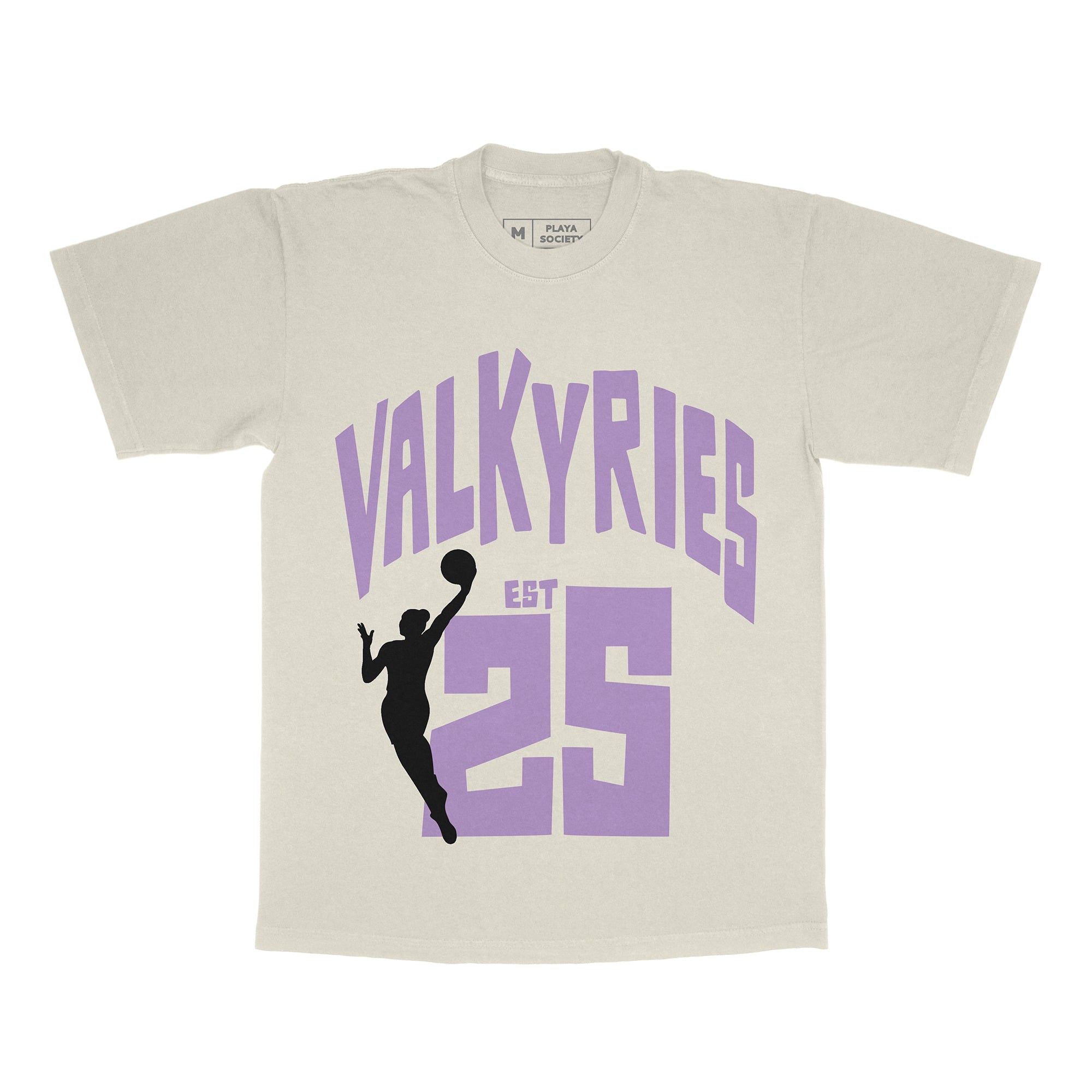 T-shirt unisexe Playa Society Oatmeal Golden State Valkyries Est
