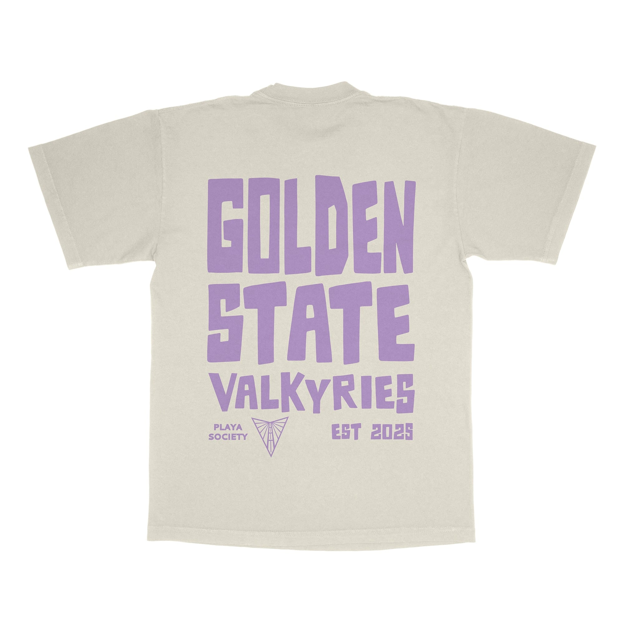 T-shirt unisexe Playa Society Oatmeal Golden State Valkyries Est