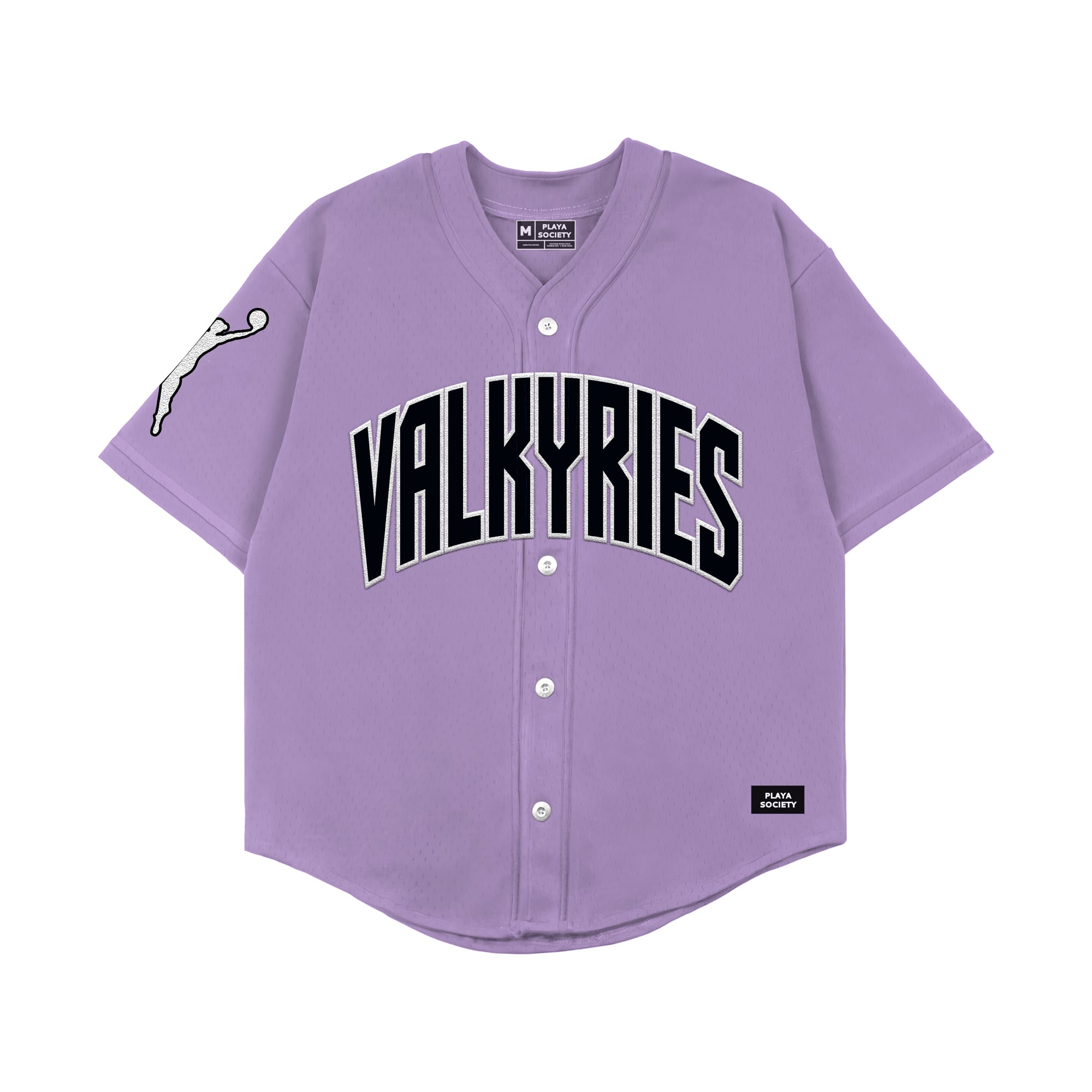 Unisex Playa Society Purple Golden State Valkyries Baseball Fashion Jersey