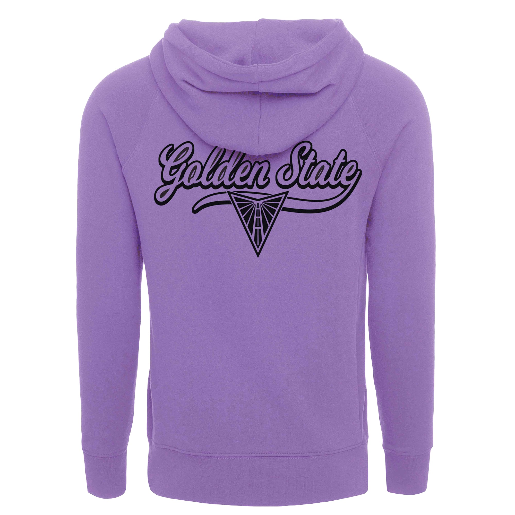 Unisex Sportiqe Violet Golden State Valkyries Heywood Raglan Full-Zip Hoodie