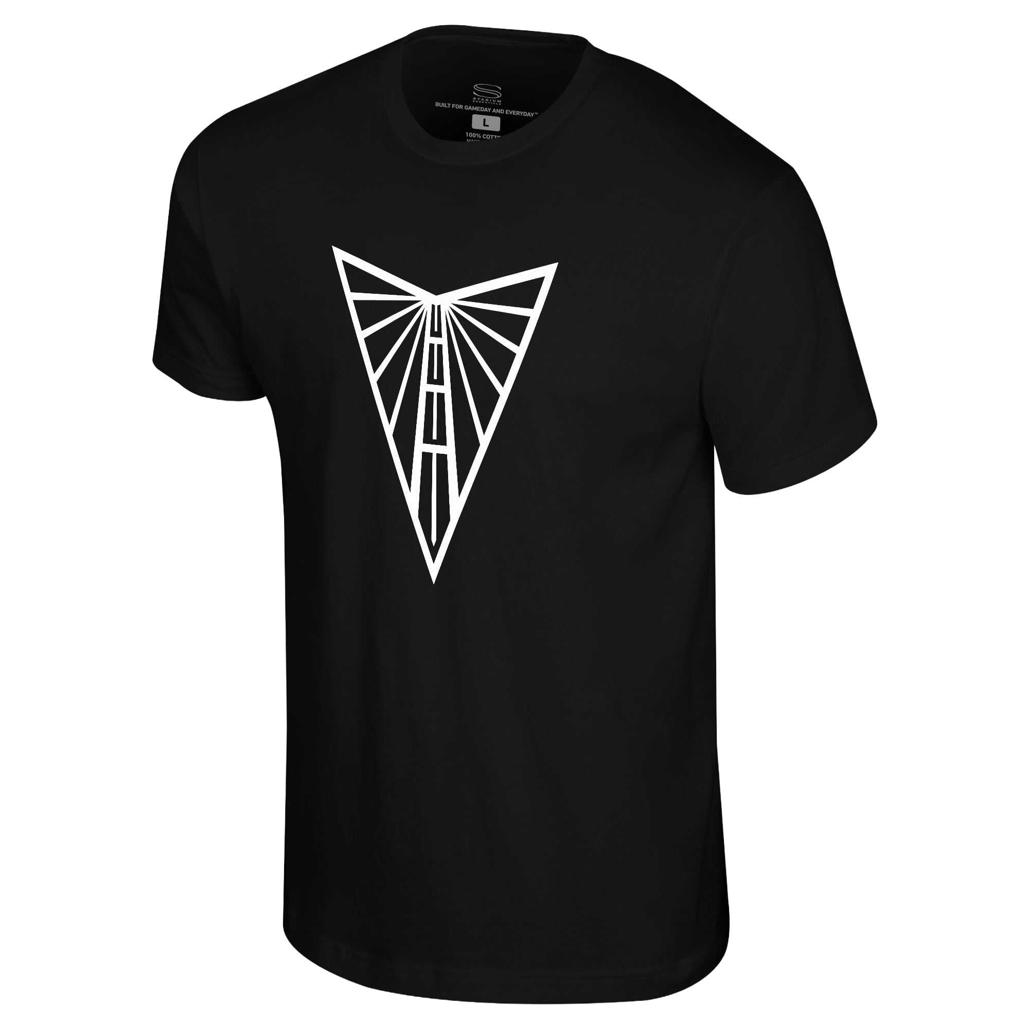 Unisex Stadium Essentials Black Golden State Valkyries Origins White Logo T-Shirt
