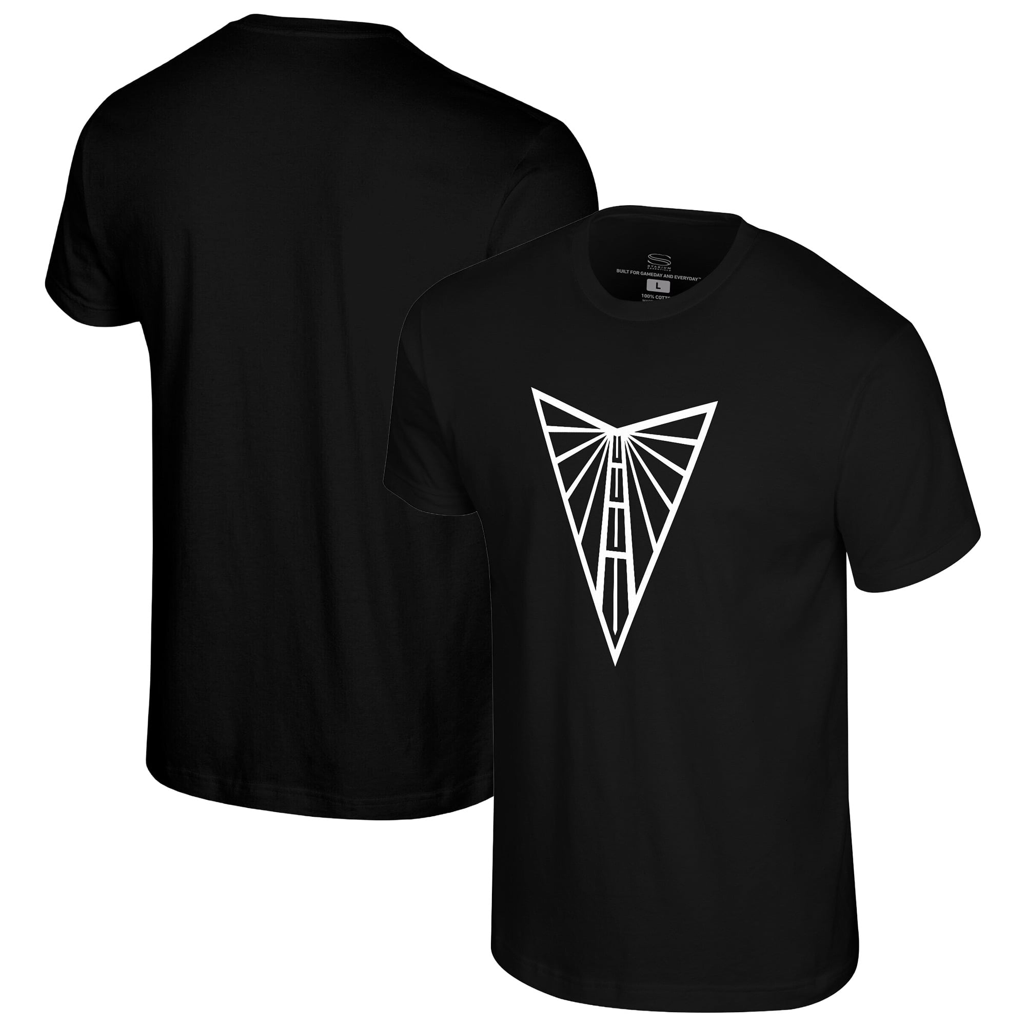 Unisex Stadium Essentials Black Golden State Valkyries Origins White Logo T-Shirt