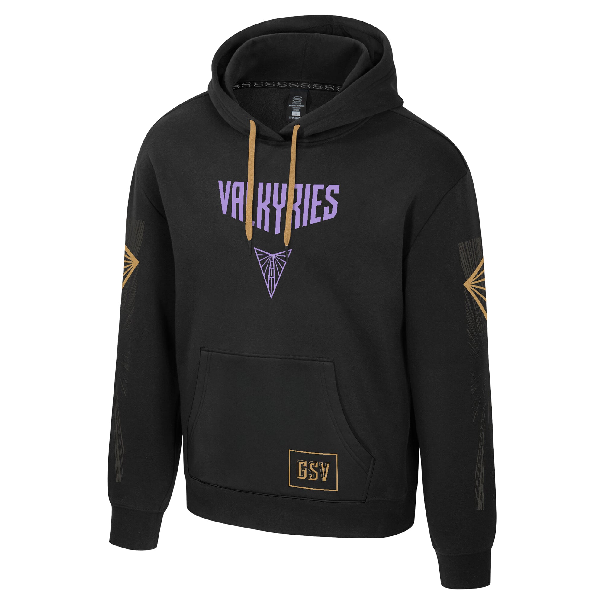 Unisex Stadium Essentials Black Golden State Valkyries Rebel Hoodie