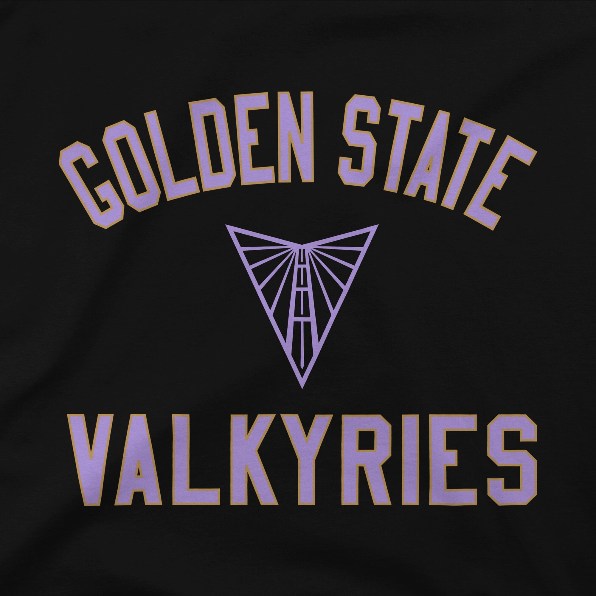Unisex Stadium Essentials Eclipse Black Golden State Valkyries Athletic Soul T-Shirt