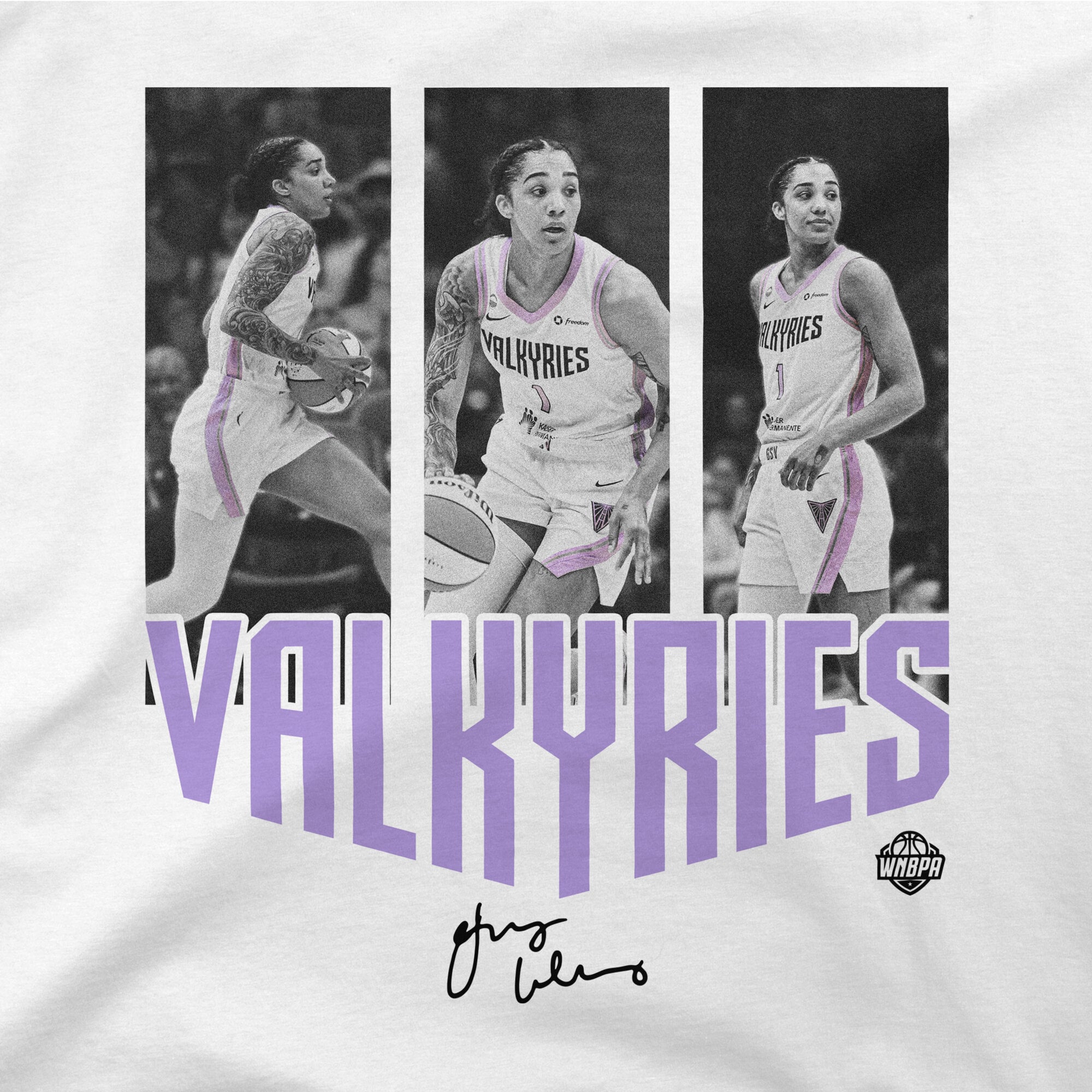 Unisex Stadium Essentials Gabby Williams White Golden State Valkyries Team Player Hustle T-Shirt
