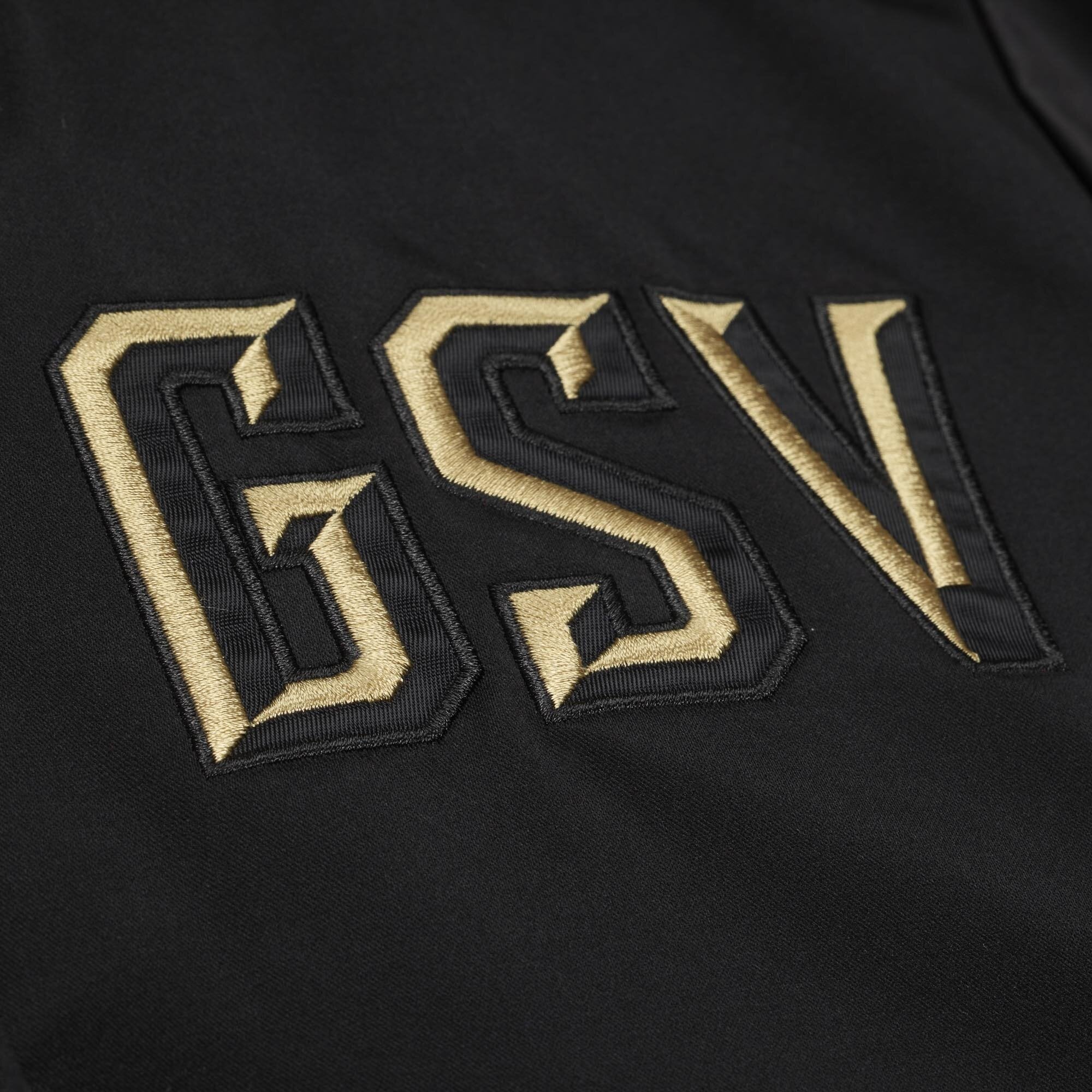 Women's Mitchell & Ness Black Golden State Valkyries Lightweight Cropped Satin Jacket