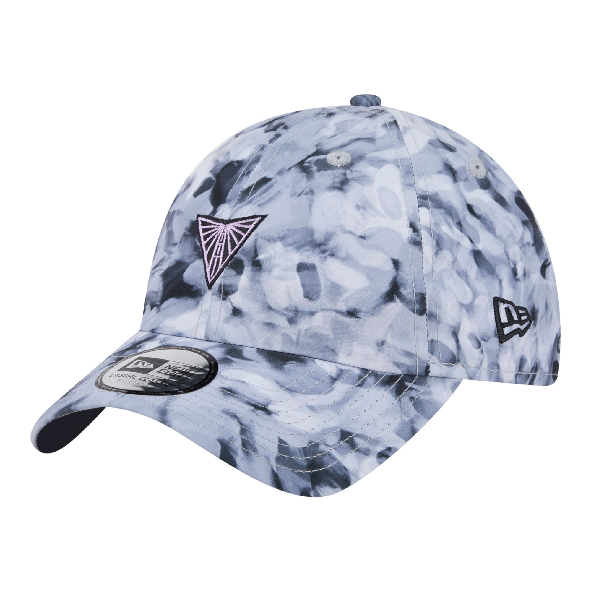 Women's New Era Eclipse Black Golden State Valkyries Floral Print Casual Classic Adjustable Hat