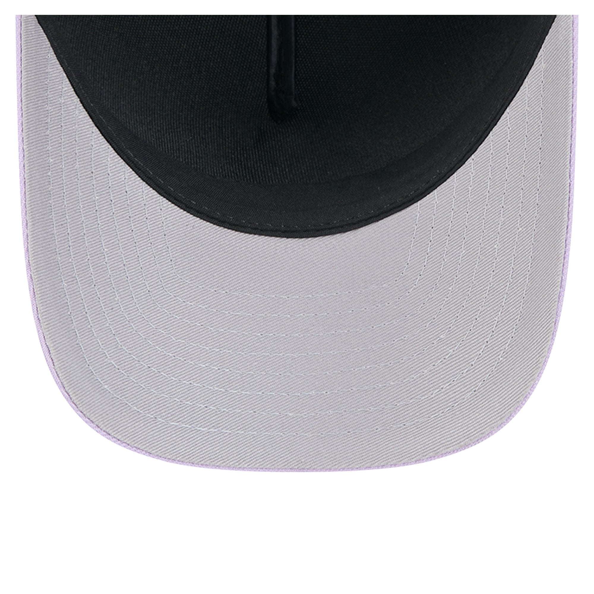 Casquette ajustable New Era Eclipse noire/violette Golden State Valkyries Arch 9FORTY pour femme, modèle A-Frame M-Crown