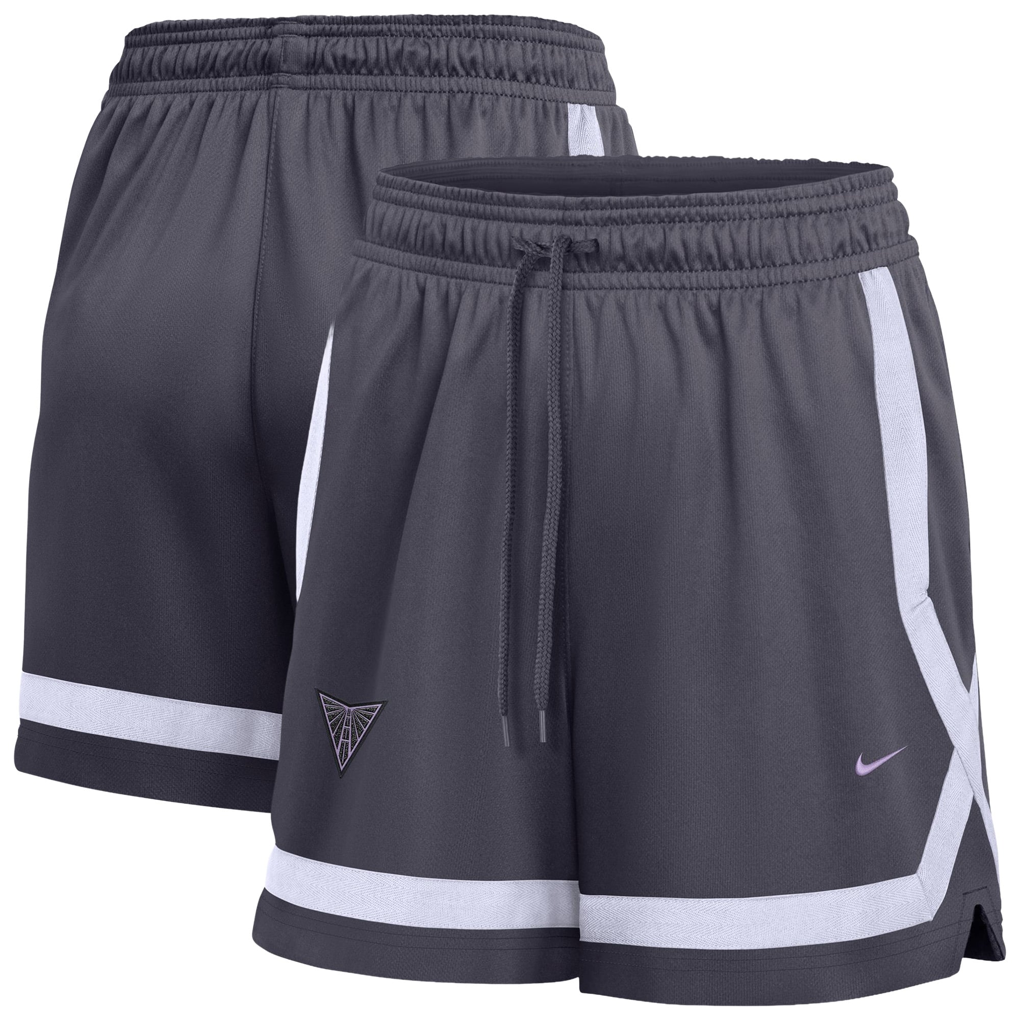 Short en polaire Nike Studio Golden State Valkyries pour femme, couleur anthracite
