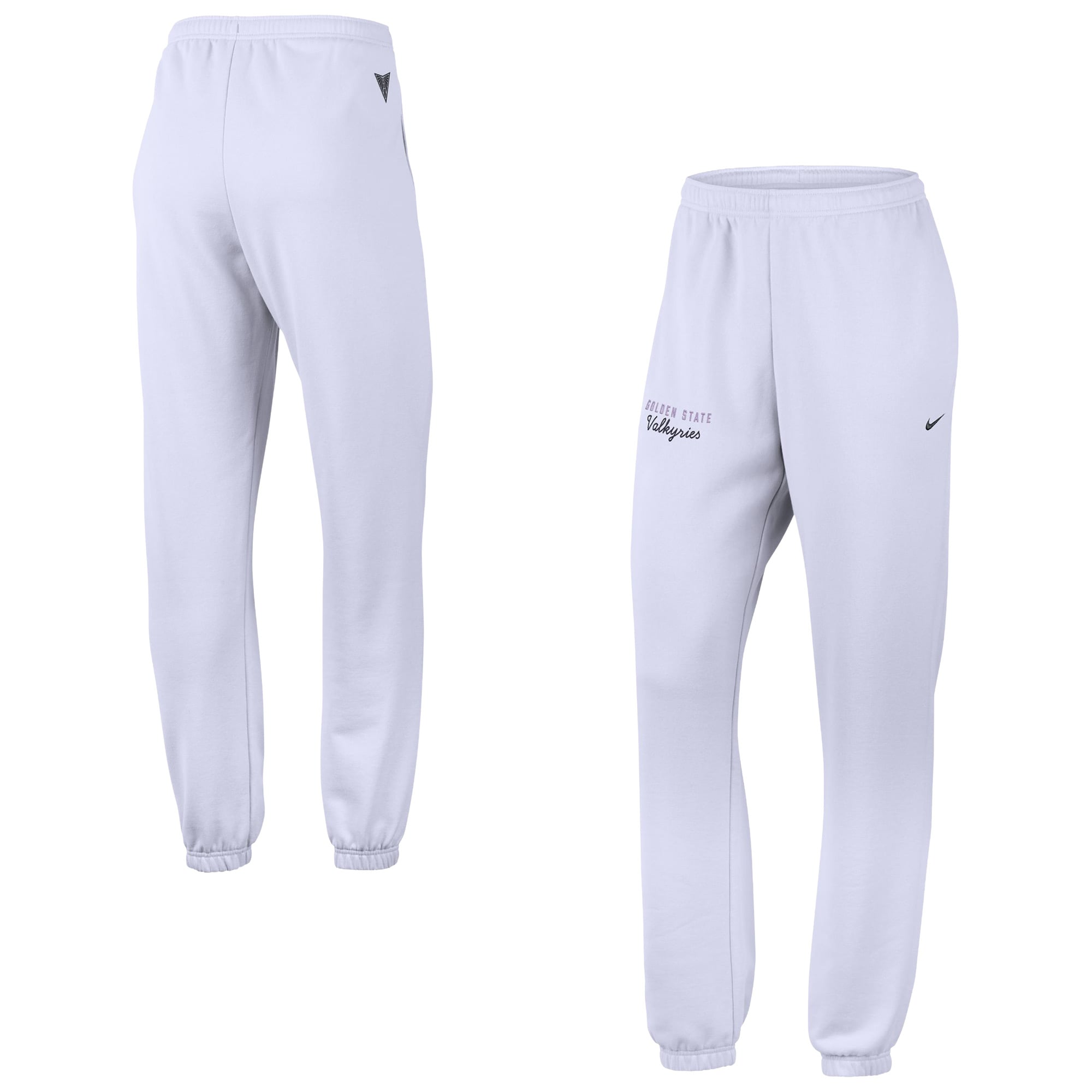 Pantalon de survêtement Nike Violet Golden State Valkyries Studio à revers en molleton pour femme