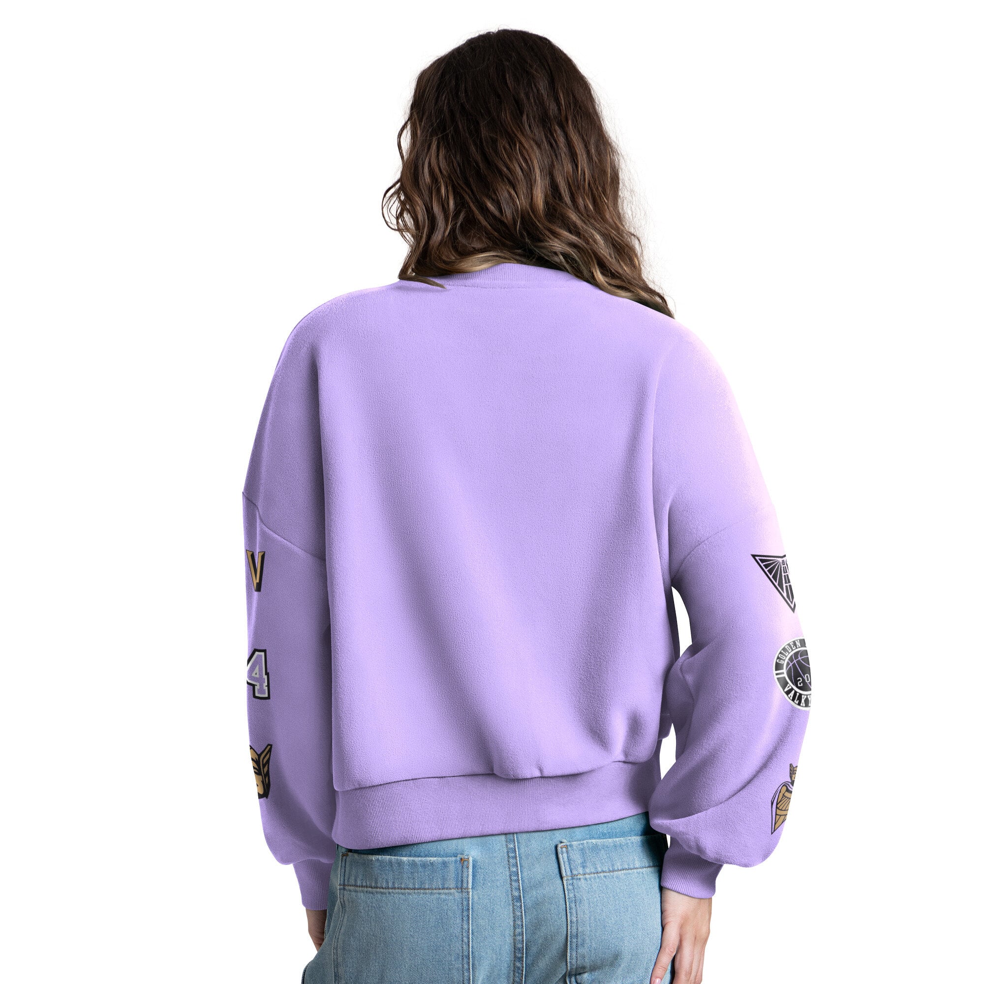 Women's Starter Violet Golden State Valkyries Fan Catch Sweatshirt