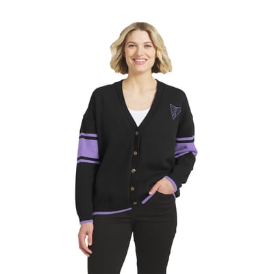 Golden State Valkyries WEAR by Erin Andrews Women's Button-Up Cardigan - Black