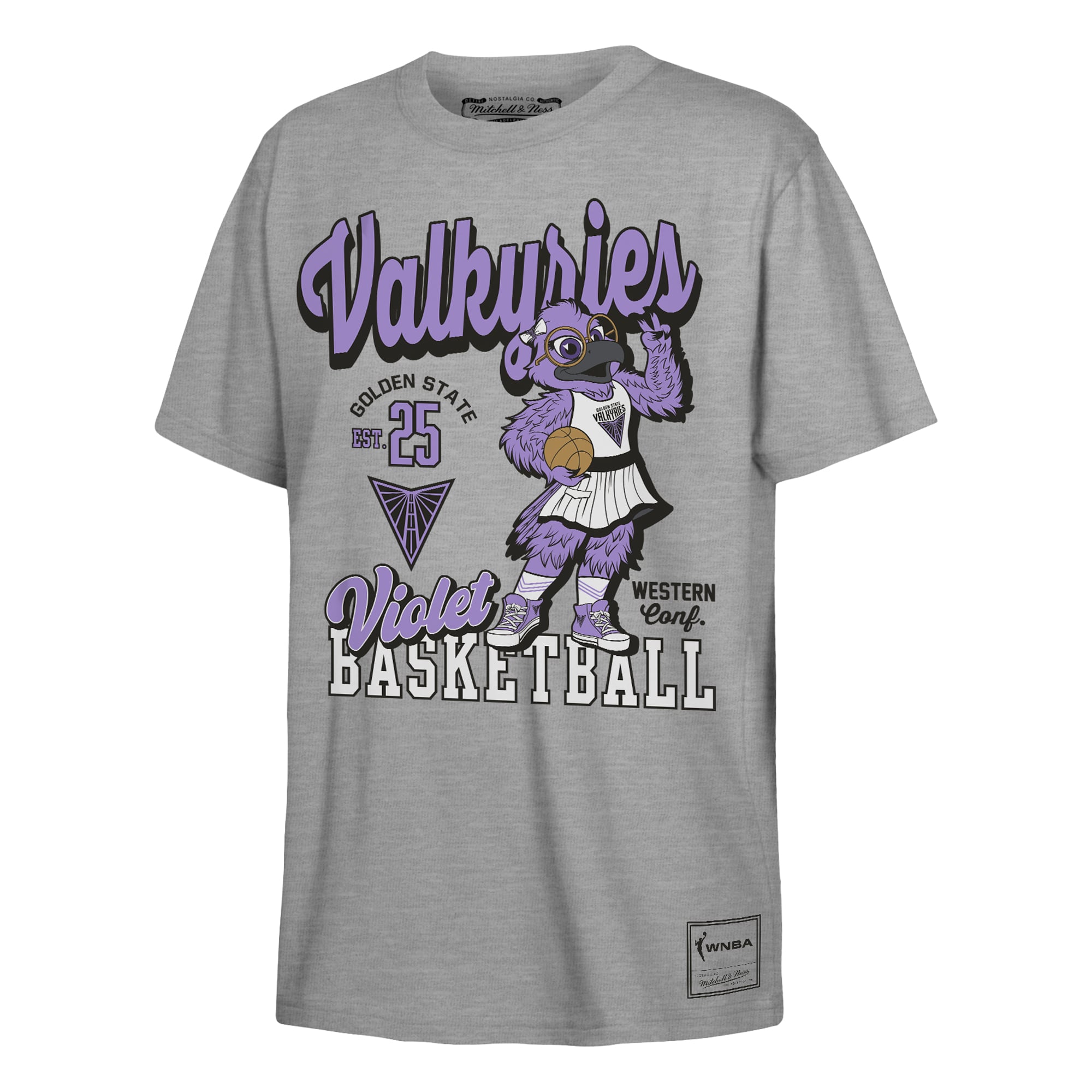 T-shirt Mitchell & Ness Heather Gray Golden State Valkyries pour enfant