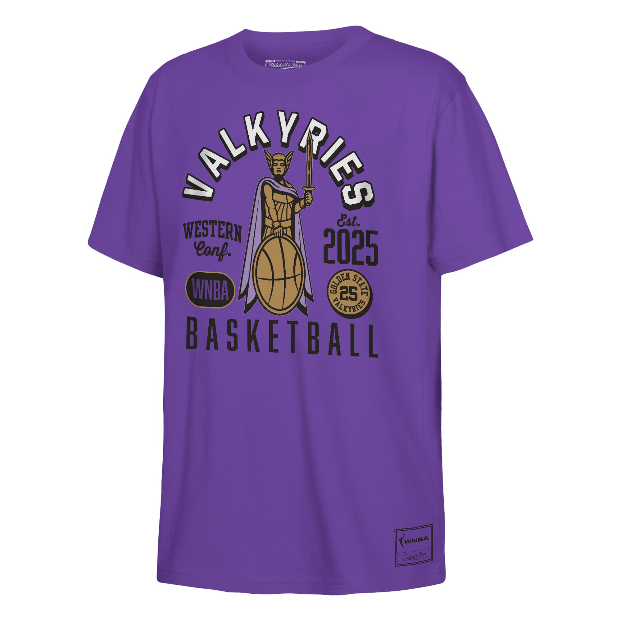 Youth Mitchell & Ness Violet Golden State Valkyries City So Nice T-Shirt