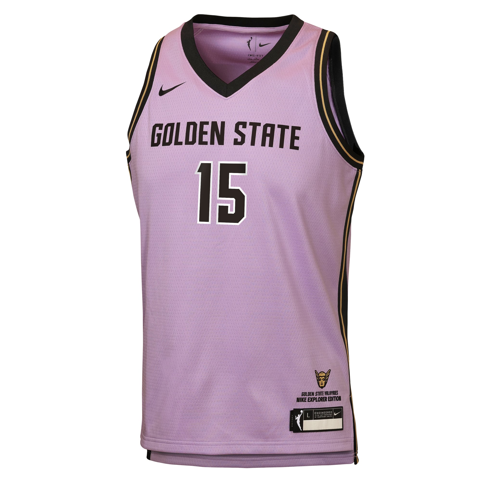 Maillot de joueuse Nike Tiffany Hayes Violet Golden State Valkyries Victory pour enfant - Édition Explorer