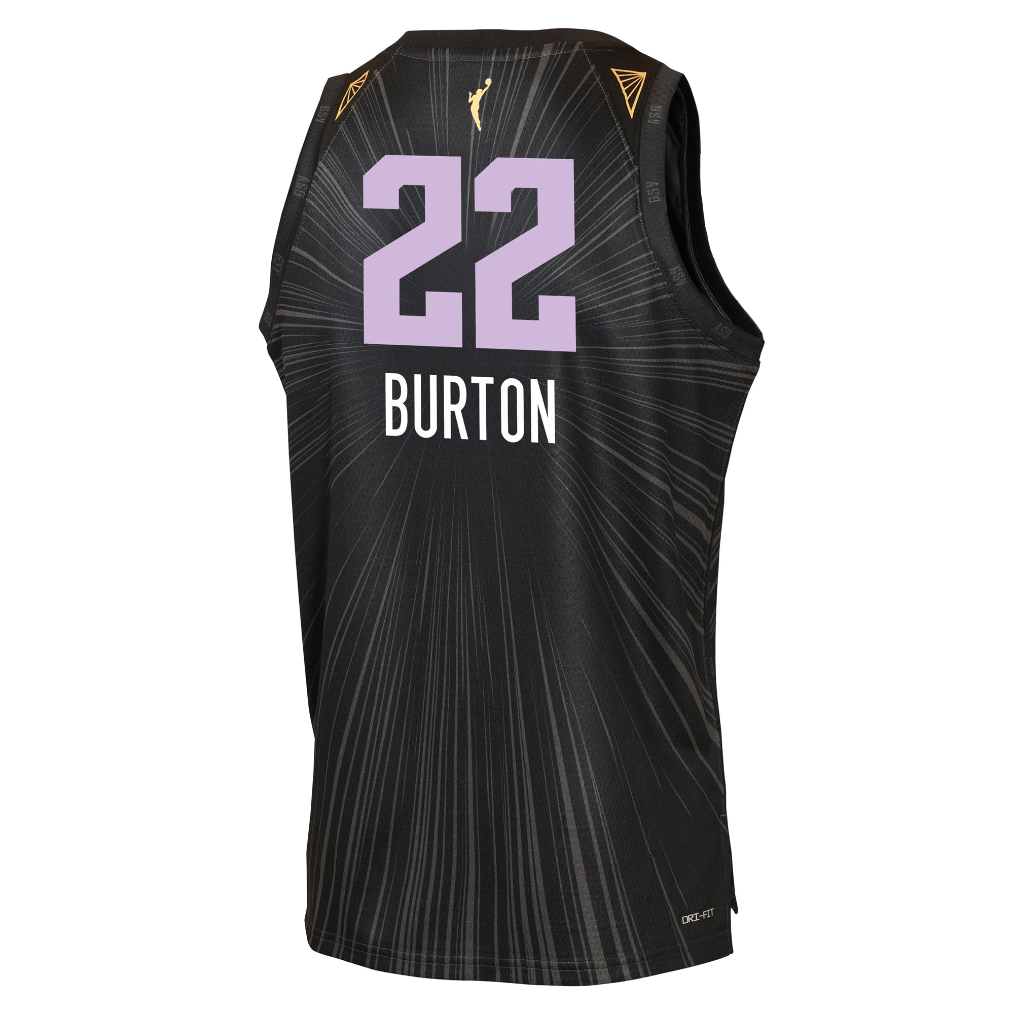 Maillot Nike Veronica Burton anthracite Golden State Valkyries Victory pour enfant - Édition Rebelle