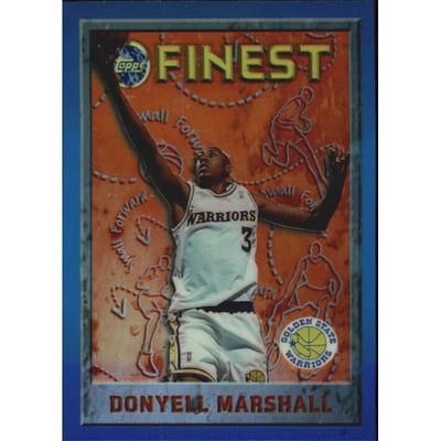 1995-96 Finest Refractors #215 Donyell Marshall