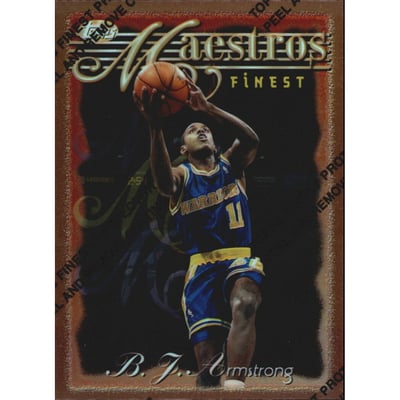 1996-97 Finest Refractors #15 B.J. Armstrong B