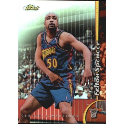 1998-99 Finest No Protectors Refractors #144 Felton Spencer