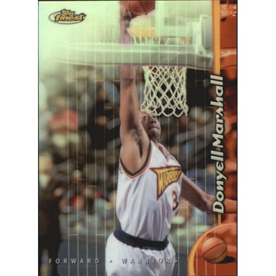 1998-99 Finest No Protectors Refractors #35 Donyell Marshall