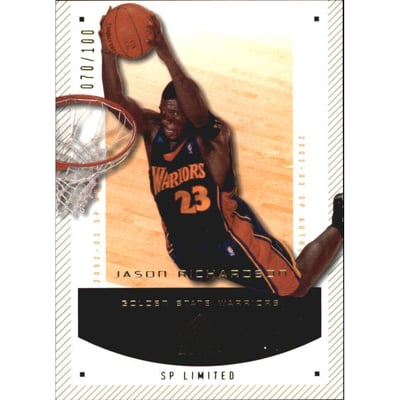 2002-03 SP Authentic Limited #25 Jason Richardson