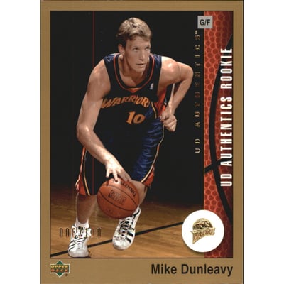 2002-03 UD Authentics Gold #130 Mike Dunleavy