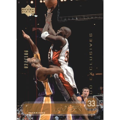 2002-03 Upper Deck Exclusives #44 Antawn Jamison