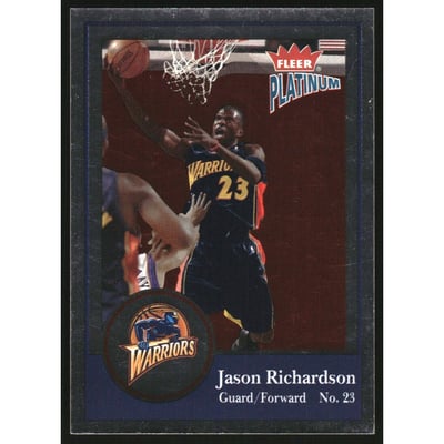 2003-04 Fleer Platinum Finish #76 Jason Richardson