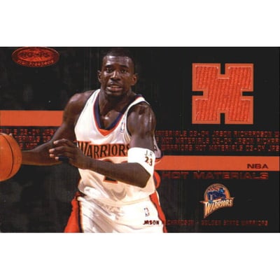 2003-04 Hoops Hot Prospects Hot Materials Red #14 Jason Richardson
