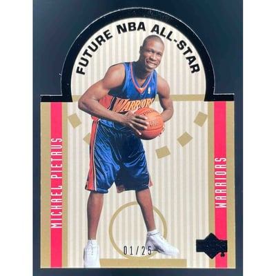 2003-04 Upper Deck Future NBA All Stars Black #E5 Mickael Pietrus RC /25