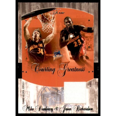 2004-05 Flair Courting Greatness Jerseys #JR Jason Richardson