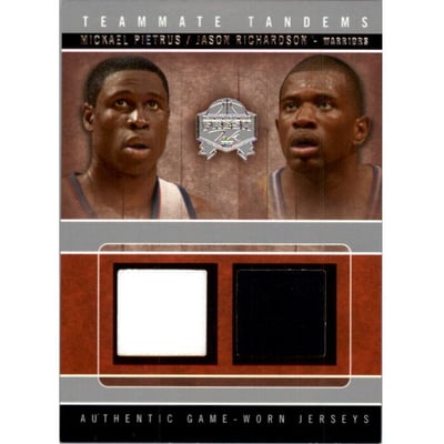 2004-05 SkyBox Fresh Ink Teammate Tandems Jerseys Retail #9 Mickael Pietrus/Jason Richardson