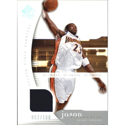 2005-06 SP Authentic Limited Warm Ups #26 Jason Richardson