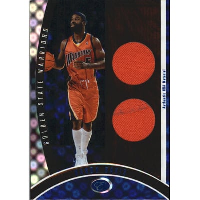 2006-07 Bowman Elevation Executive Level Relics Dual Blue #DRBD Baron Davis