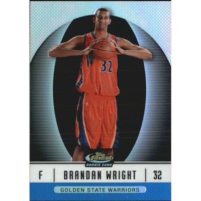 2006-07 Finest Refractors Blue #108 Brandan Wright