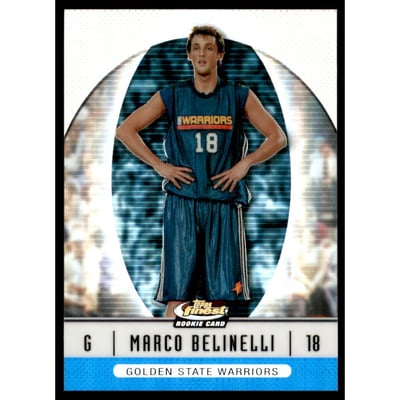 2006-07 Finest Refractors Blue #118 Marco Belinelli
