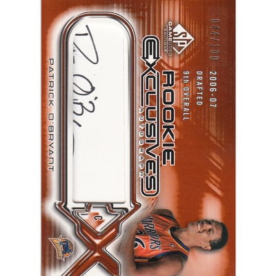 2006-07 SP Game Used Rookie Exclusive Autographs #PO Patrick O'Bryant